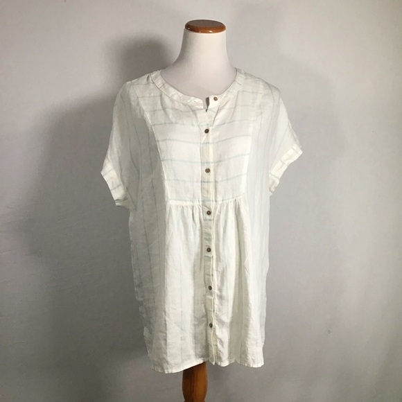 Christian Soriano 100% Cotton linen top - Picture 1 of 5